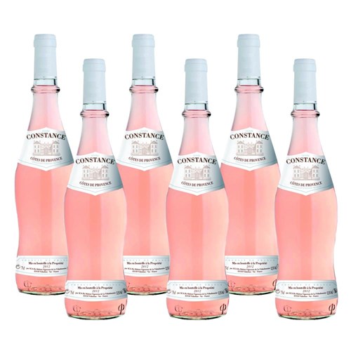 Case of 6 Cuvee Constance Cotes de Provence Rose Wine 75cl